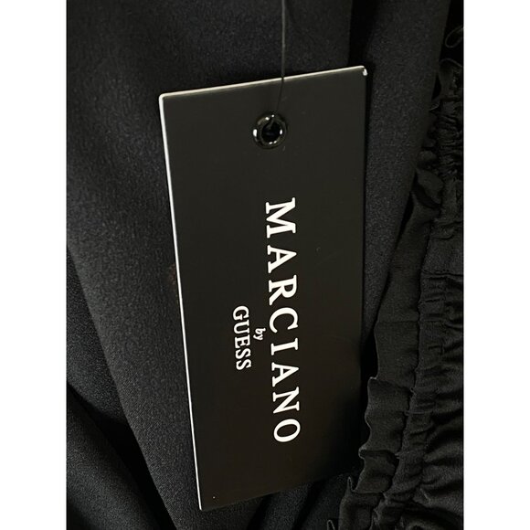 NWT MARCIANO BY GUESS DIXIE - Blouse - jet black Size 6 Retail $150 - Picture 7 of 12